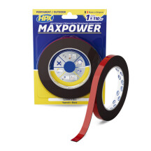 Двостороння стрічка MAXPOWER OUTDOOR 12мм х 5м чорна