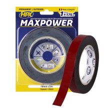 Двостороння стрічка MAXPOWER OUTDOOR 19мм х 5м чорна