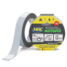 Двостороння стрічка AUTOFIX MSE 25мм x 5м чорна