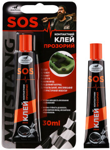 Контактный клей Display S.O.S MUSTANG 30ml №1