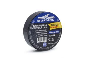 Ізоляційна стрічка ПВХ MUSTANG  15мм*10м (синій) №2