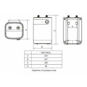 Водонагреватель MIDEA D06-15A(U) №6