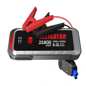 Пусковий пристрій ALLIGATOR 1500A/2500A 25800mAh SMART-клеми JS847 №1