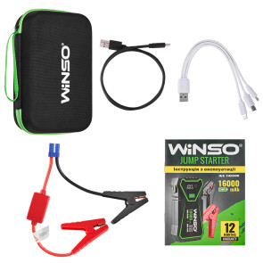 Пусковое устройство Winso Jump Starter 300A/600A 16000mAh №3