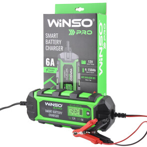 Зарядное устройство АКБ WINSO PRO LCD 6A, 12V, 4-150Ah №4