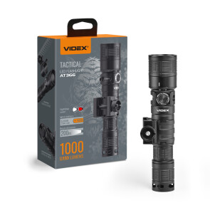 Тактичний світлодіодний ліхтарик VIDEX VLF-AT366 1000Lm 5000K Уцінка №1