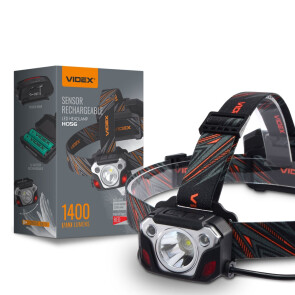 Налобний світлодіодний ліхтарик VIDEX VLF-H056 1400Lm 6500K Уцінка №1