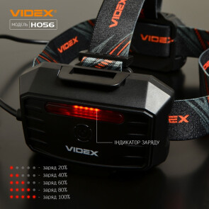 Налобний світлодіодний ліхтарик VIDEX VLF-H056 1400Lm 6500K Уцінка №9