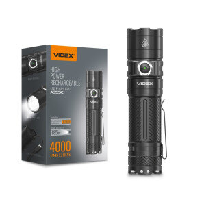 Портативний світлодіодний ліхтарик VIDEX VLF-A355C 4000Lm 5000K Уцінка №1