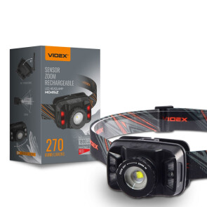 Налобний світлодіодний ліхтарик VIDEX VLF-H045Z 270Lm 5000K Уцінка №1