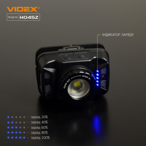 Налобний світлодіодний ліхтарик VIDEX VLF-H045Z 270Lm 5000K Уцінка №8