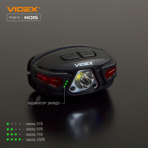 Налобний світлодіодний ліхтарик VIDEX VLF-H015 330Lm 5000K Уцінка №8