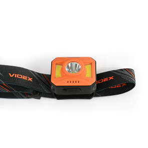 Налобний світлодіодний ліхтарик VIDEX VLF-H085-OR 400Lm 5000K Уцінка №4