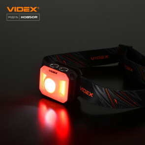 Налобний світлодіодний ліхтарик VIDEX VLF-H085-OR 400Lm 5000K Уцінка №19