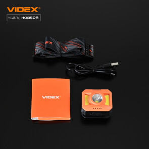 Налобний світлодіодний ліхтарик VIDEX VLF-H085-OR 400Lm 5000K Уцінка №20