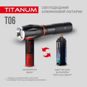 Портативний світлодіодний ліхтарик TITANUM TLF-T06 300Lm 6500K Уцінка №6