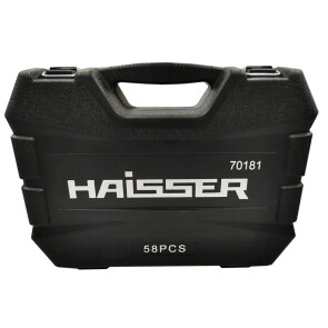 Набір інструментів професiйний 1/2" i 1/4" 58 од. HAISSER №3