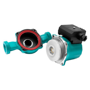 Насос циркуляційний 75Вт Hmax 4м Qmax 40л/хв Ø1 1/2" 180мм зел+гайки Ø1 WETRON LР525–4/180С (774312) Уцінка №6