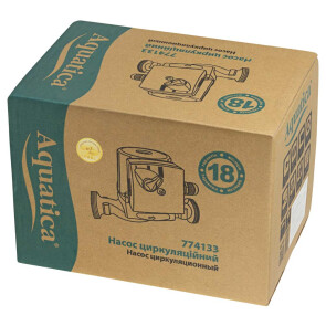 Насос циркуляційний 100Вт Hmax 6м Qmax 75л/хв Ø1½" 130мм+гайки Ø1" AQUATICA (774133) Уцінка №14