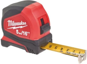 Рулетка Pro Compact MILWAUKEE, 5м/16фт, (25мм) №1