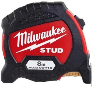 Рулетка магнітна метрична MILWAUKEE STUD, 8м (33мм) №2