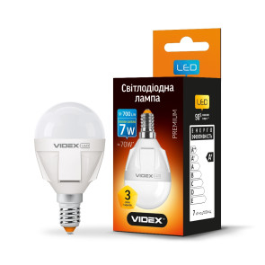 Led лампа Videx Premium G45 7W E14 3000K №1