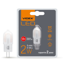 LED лампа VIDEX G4e 12V 2W G4 4100K