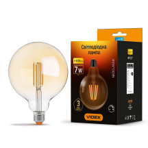 LED лампа VIDEX Filament ST64FASD 5W E27 2200K дімерна бронза