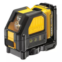 Рівень лазерний лінійний DeWALT, 10.8/12В XR Li-Ion, зелений луч, вага 0.44 кг, 1 акумулятор 2 Аг, зарядний пристрій, валіза