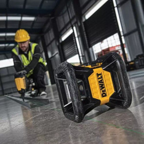 Рівень лазерний ротаційний DeWALT, 18В XR Li-Ion, зелений промінь, вага 4.5 кг, 1 акумулятор 2 Аг, ЗП, валіза №5