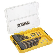 Набір свердел по металу DeWALT Black&Gold HSS-G, 21 шт, кейс ToughCase