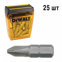 Набір біт DeWALT, торсійні, "Extra Grip", Philips, Ph2, L=25 мм, 25 шт