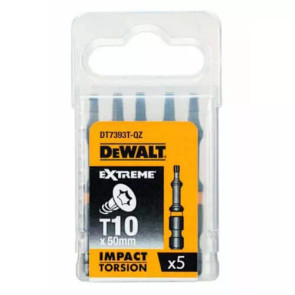 Набір біт DeWALT, ударні, IMPACT TORSION, Torx, Т10, L =50, 5 шт №1