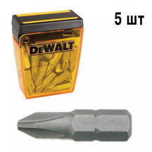 Набір біт DeWALT, EXTREME IMPACT, Phillips, Ph3, L=25 мм, 5 шт