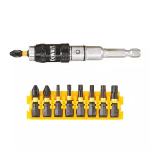 Набор бит DeWALT "IMPACT TORSION", ударные, Torx, Philips, Pozidriv, L = 25 мм - Ph2, Pz2, Т10, Т15, Т20, T25, Т30, шарнирный держатель насадок, 10 шт №2