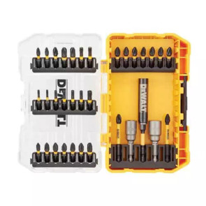 Набор бит DeWALT, EXTREME FlexTorq, Phillips, Pozidriv, Torx, Pz1, Pz2, Pz3, Ph1, Ph2, Ph3, T10, T15, T20, T25, T30, Pz2, Ph2, L = 25 м, 33 шт, кейс №1