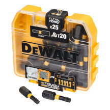 Набір біт DeWALT "EXTREME FLEXTORQ", Torx, T20, L= 25 мм, 25 шт, кейс системи TOUGH CASE