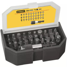 Набір біт STANLEY "Expert", Torx, Philips, Pozidriv, Ph2, Ph3, Pz2, Pz1, T10, T25, T30, T40, L = 25 мм, 31 шт, пластикова коробка