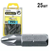 Біта STANLEY з шестигранним хвостовиком 1/4" Ph3, L=25мм, 25шт.