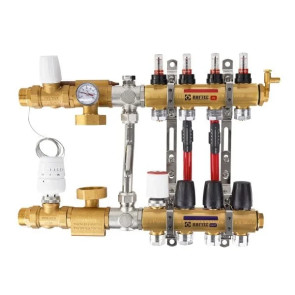 Колектор з витратомірами Raftec 1 'x4 LCR-1.4 №10