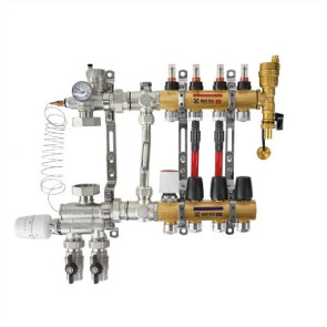 Колектор з витратомірами Raftec 1 'x4 LCR-1.4 №12