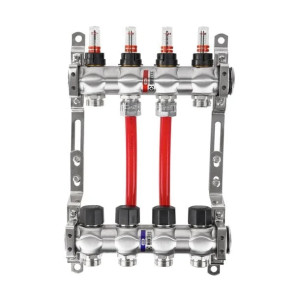 Колектор з витратомірами Raftec 1 'x4 RC03-04 №2