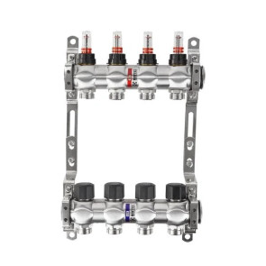 Колектор з витратомірами Raftec 1 'x4 RC03-04 №3