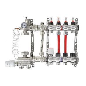 Колектор з витратомірами Raftec 1 'x4 RC03-04 №7