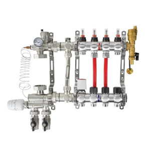 Колектор з витратомірами Raftec 1 'x4 RC03-04 №8