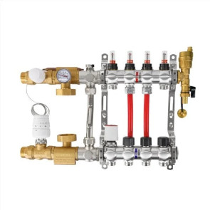 Колектор з витратомірами Raftec 1 'x4 RC03-04 №12