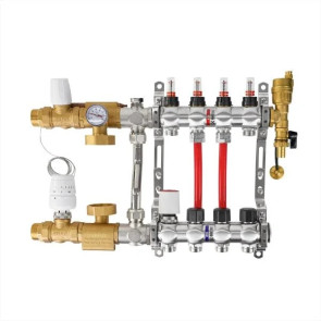 Колектор з витратомірами Raftec 1 'x4 RC03-04 №13