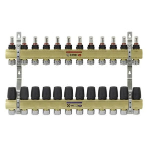 Колектор з витратомірами Raftec 1 'x12 LCR-1.12 №1