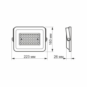 LED прожектор VIDEX F2e 50W 5000K №4