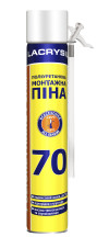 Поліуретанова монтажна піна LACRYSIL (побутова) літня 850 мл/900 г